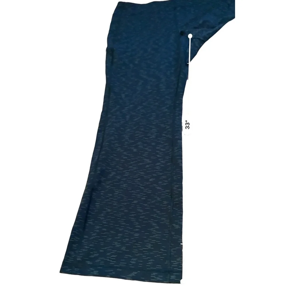 Duluth Trading NoGA Bootcut Pants‎ XL x 33 Teal Print Stretch Casual Outdoor NWT